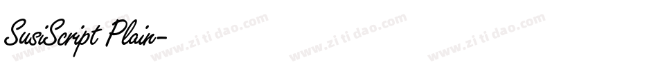 SusiScript Plain字体转换